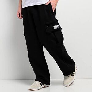 PRO CLUB HEAVY WEIGHT CARGO SWEATPANTS ATHLEISURE STREET WEAR KNIT sz S